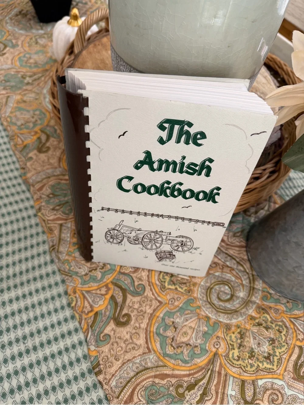New Vintage Amish Cookbook The Amish Cookbook Spiral-Bound Recipe Book